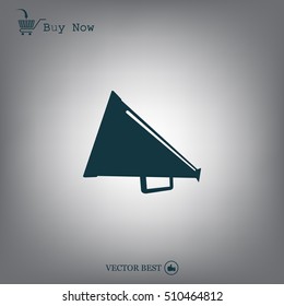 loudspeaker icon . Vector Eps 10