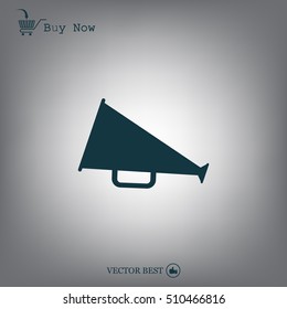 loudspeaker icon . Vector Eps 10