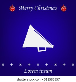 loudspeaker icon . Vector Eps 10
