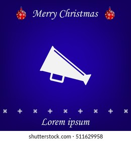loudspeaker icon . Vector Eps 10