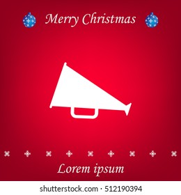 loudspeaker icon . Vector Eps 10