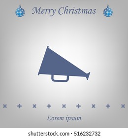 loudspeaker icon . Vector Eps 10