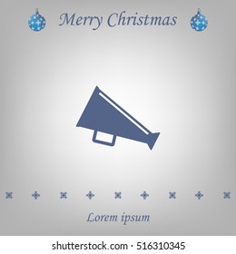 loudspeaker icon . Vector Eps 10