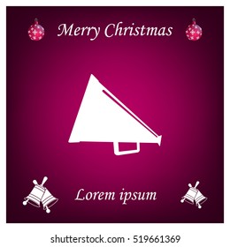 loudspeaker icon . Vector Eps 10