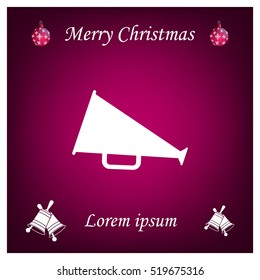 loudspeaker icon . Vector Eps 10