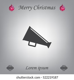 loudspeaker icon . Vector Eps 10