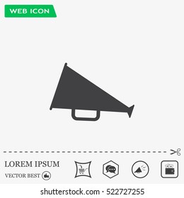 loudspeaker icon . Vector Eps 10