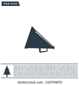 loudspeaker icon . Vector Eps 10