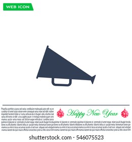 loudspeaker icon . Vector Eps 10