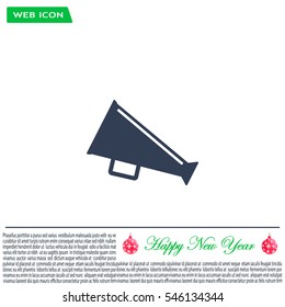 loudspeaker icon . Vector Eps 10