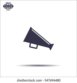 loudspeaker icon . Vector Eps 10