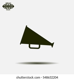 loudspeaker icon . Vector Eps 10