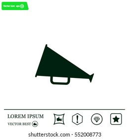 loudspeaker icon . Vector Eps 10