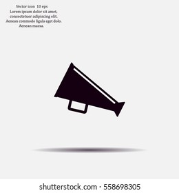 loudspeaker icon . Vector Eps 10