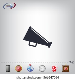 loudspeaker icon . Vector Eps 10