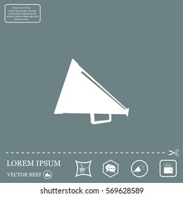 loudspeaker icon . Vector Eps 10