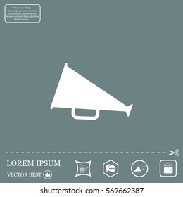 loudspeaker icon . Vector Eps 10