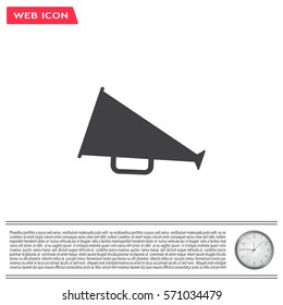 loudspeaker icon . Vector Eps 10