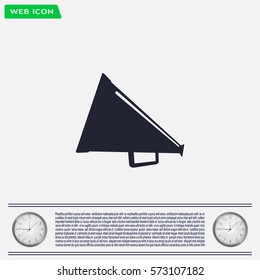 loudspeaker icon . Vector Eps 10