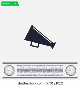 loudspeaker icon . Vector Eps 10