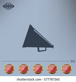loudspeaker icon . Vector Eps 10