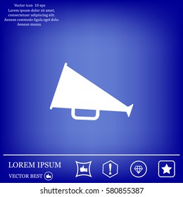 loudspeaker icon . Vector Eps 10