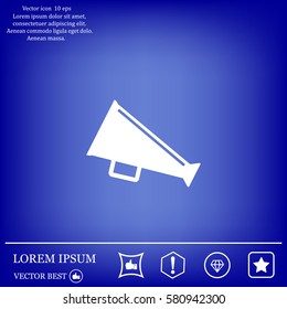 loudspeaker icon . Vector Eps 10