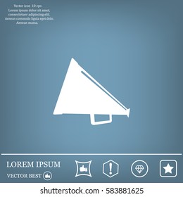 loudspeaker icon . Vector Eps 10