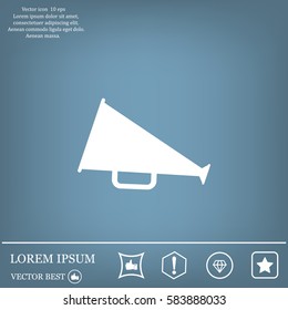 loudspeaker icon . Vector Eps 10