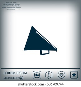 loudspeaker icon . Vector Eps 10