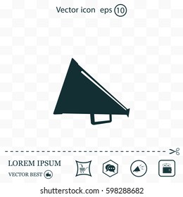 loudspeaker icon . Vector Eps 10
