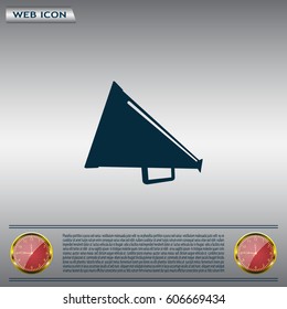 loudspeaker icon . Vector Eps 10