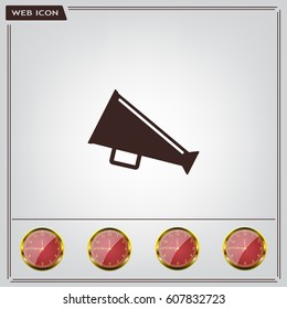 loudspeaker icon . Vector Eps 10