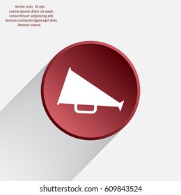 loudspeaker icon . Vector Eps 10