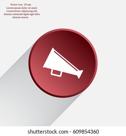 loudspeaker icon . Vector Eps 10