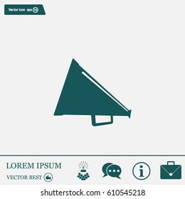 loudspeaker icon . Vector Eps 10