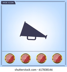 loudspeaker icon . Vector Eps 10