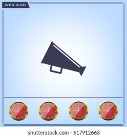 loudspeaker icon . Vector Eps 10