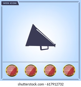 loudspeaker icon . Vector Eps 10