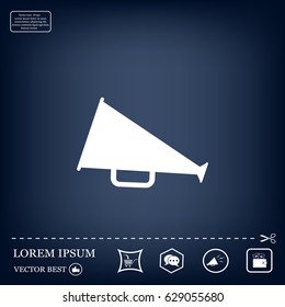loudspeaker icon . Vector Eps 10
