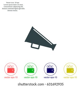 loudspeaker icon . Vector Eps 10