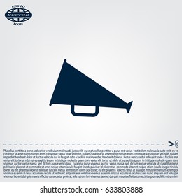 loudspeaker icon . Vector Eps 10