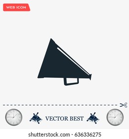 loudspeaker icon . Vector Eps 10