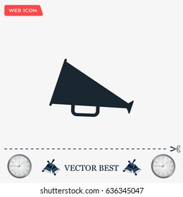 loudspeaker icon . Vector Eps 10