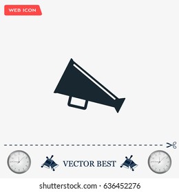 loudspeaker icon . Vector Eps 10
