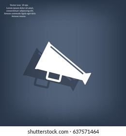loudspeaker icon . Vector Eps 10