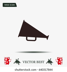 loudspeaker icon. Vector Eps 10