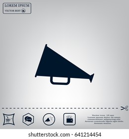 loudspeaker icon . Vector Eps 10