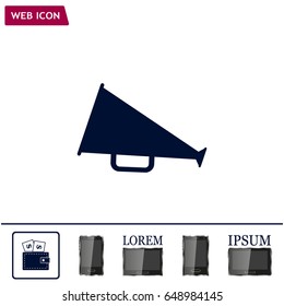 loudspeaker icon . Vector Eps 10