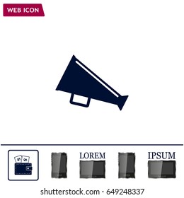 loudspeaker icon . Vector Eps 10